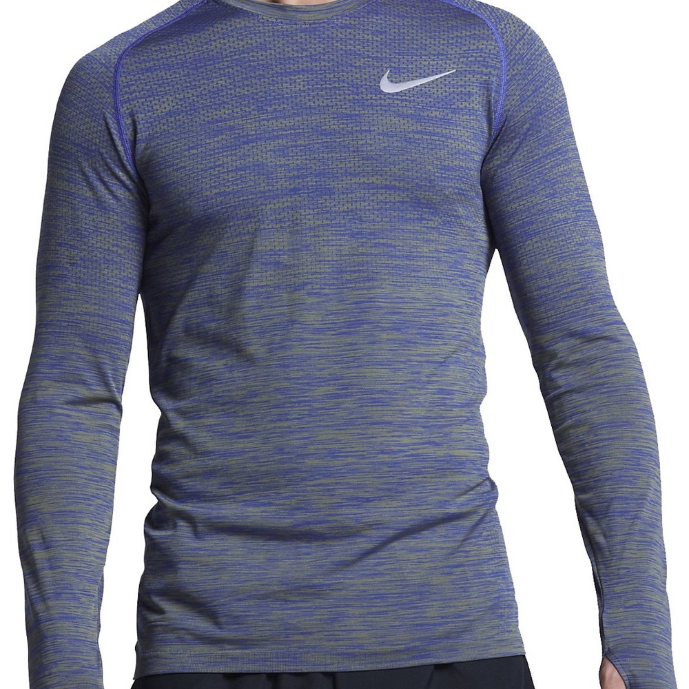 NIKE LONG SLEEVE DRI-FIT KNIT TEE SOLD OUT LIKE NEW MENS